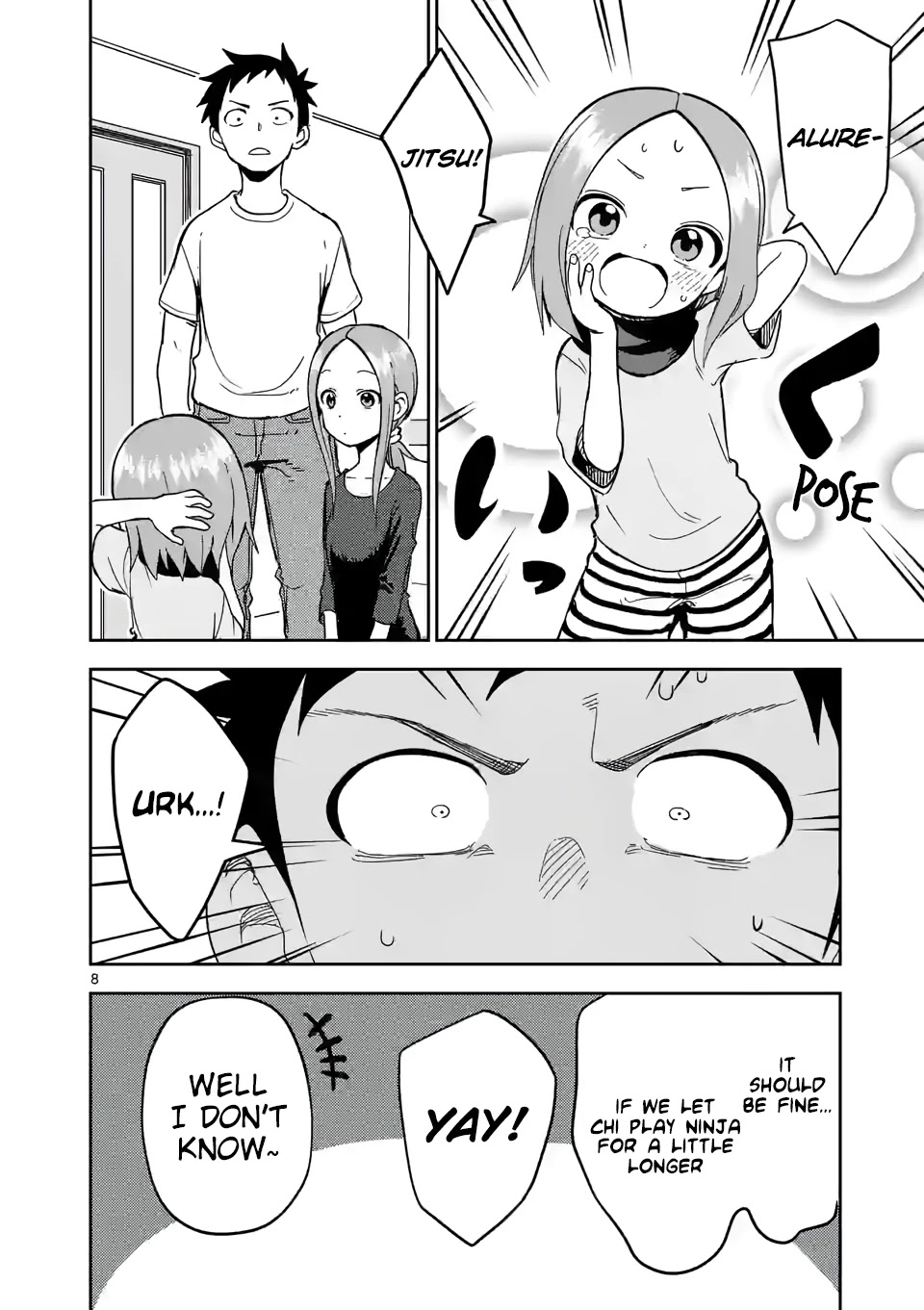 Karakai Jouzu no (Moto) Takagi-san Chapter 206 page 8 - Chapter 206