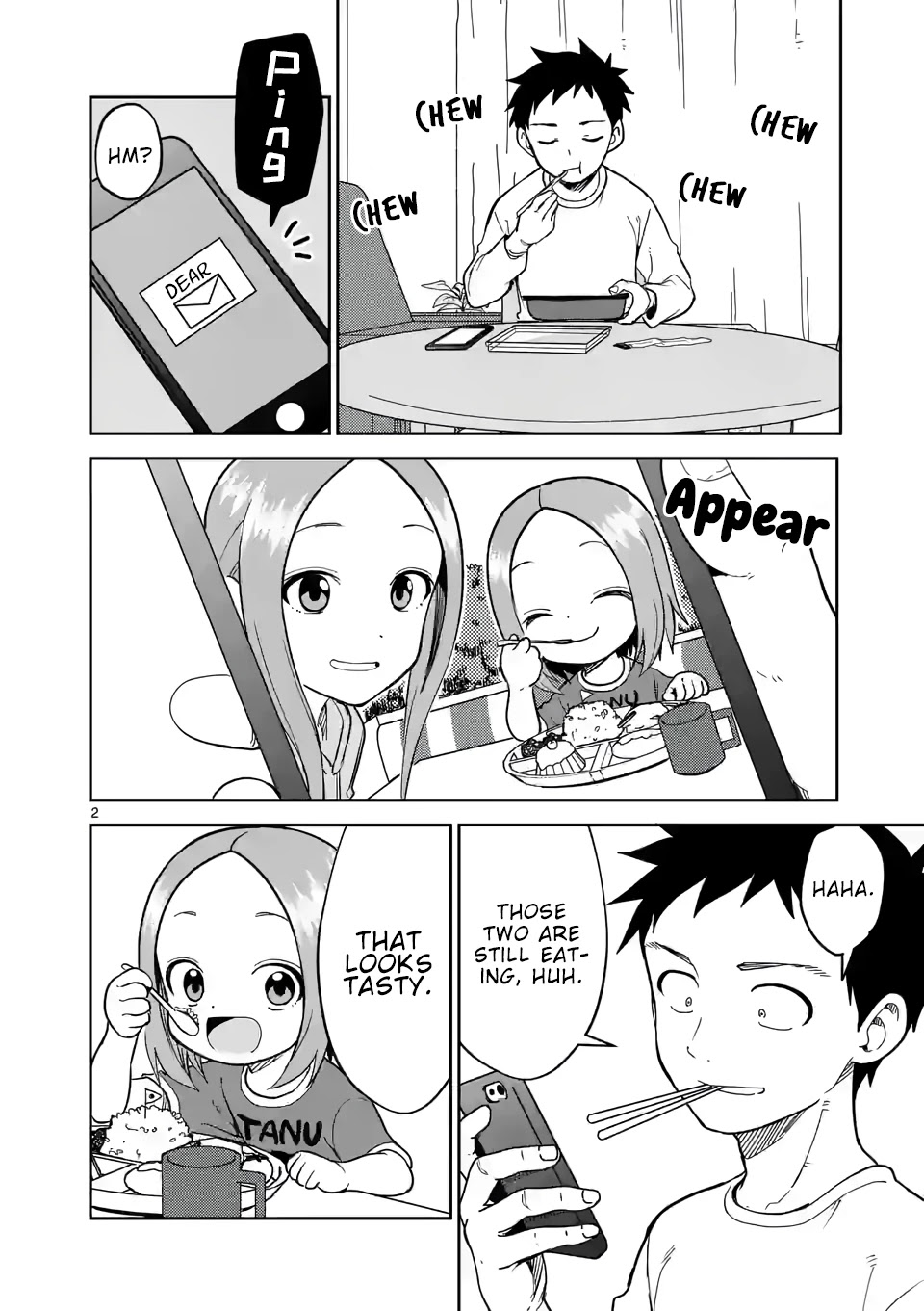 Karakai Jouzu no (Moto) Takagi-san Chapter 207 page 2 - Chapter 207