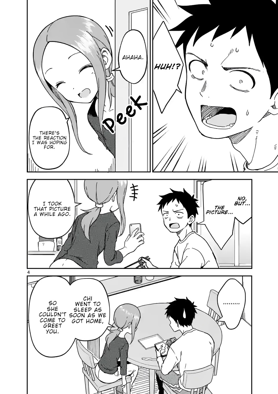 Karakai Jouzu no (Moto) Takagi-san Chapter 207 page 4 - Chapter 207