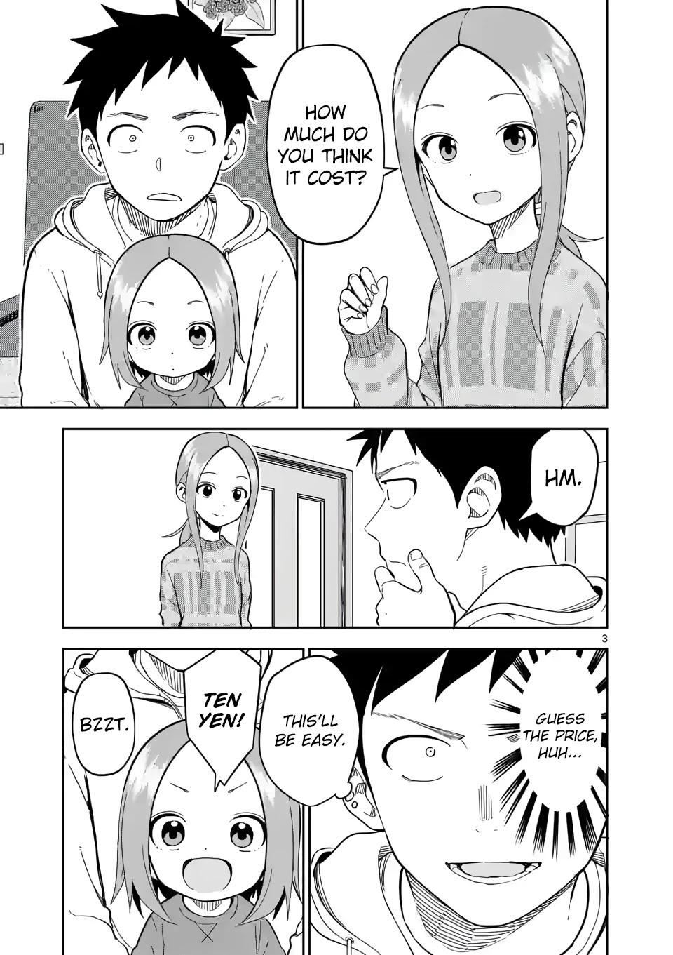 Karakai Jouzu no (Moto) Takagi-san Chapter 208 page 3 - Chapter 208