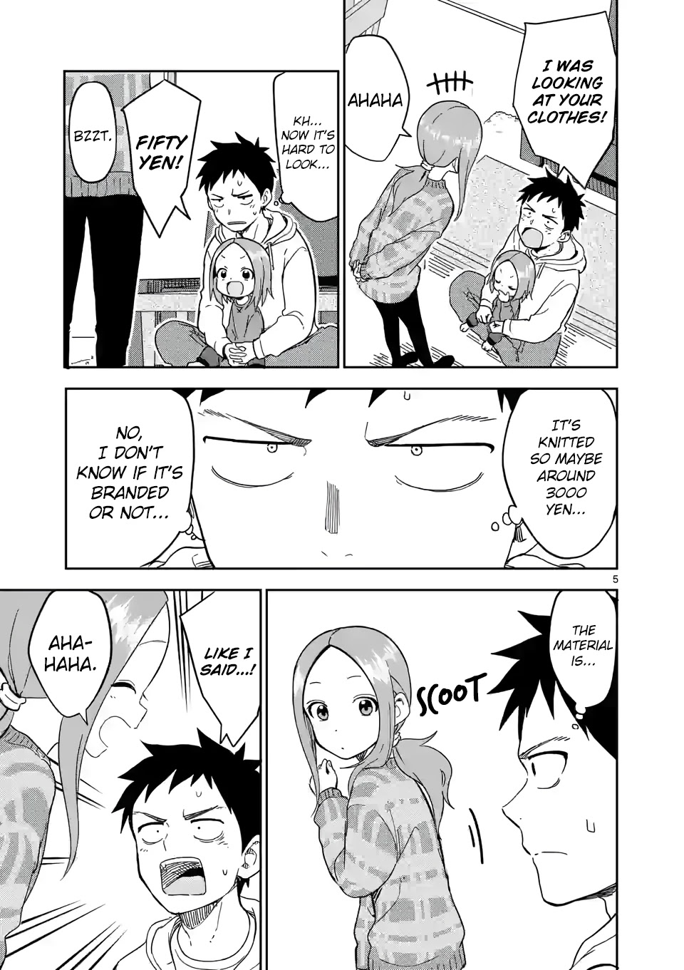 Karakai Jouzu no (Moto) Takagi-san Chapter 208 page 5 - Chapter 208