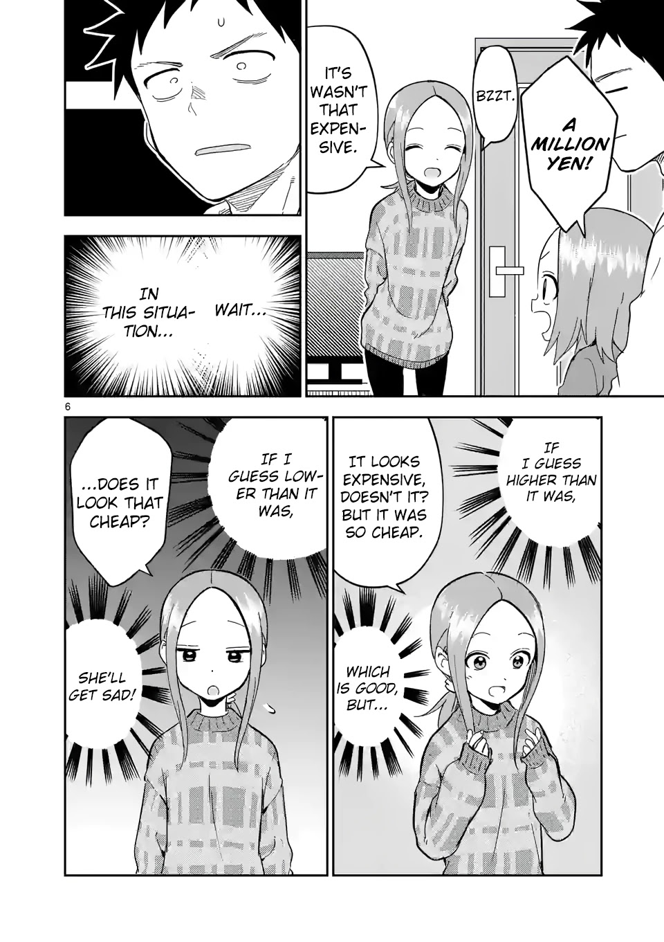 Karakai Jouzu no (Moto) Takagi-san Chapter 208 page 6 - Chapter 208