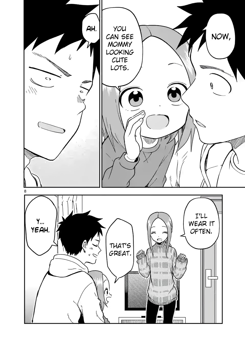 Karakai Jouzu no (Moto) Takagi-san Chapter 208 page 8 - Chapter 208