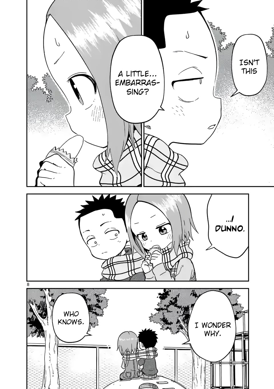 Karakai Jouzu no (Moto) Takagi-san Chapter 209 page 8 - Chapter 209