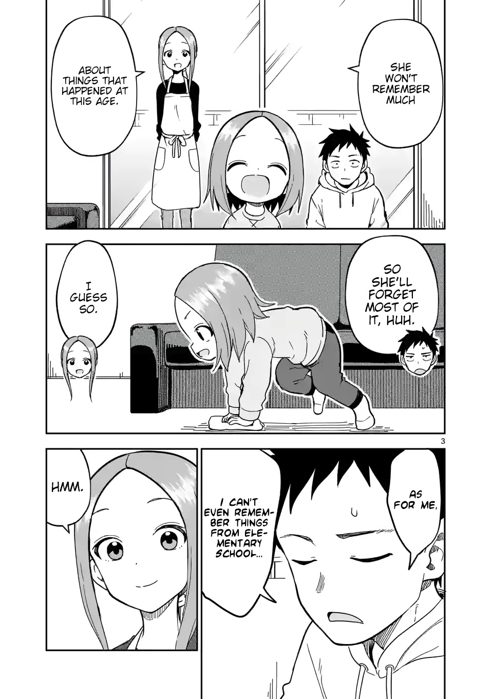 Karakai Jouzu no (Moto) Takagi-san Chapter 210 page 3 - Chapter 210