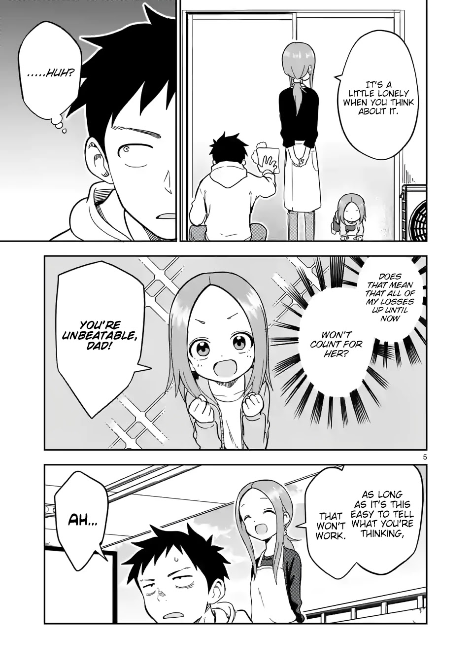 Karakai Jouzu no (Moto) Takagi-san Chapter 210 page 5 - Chapter 210