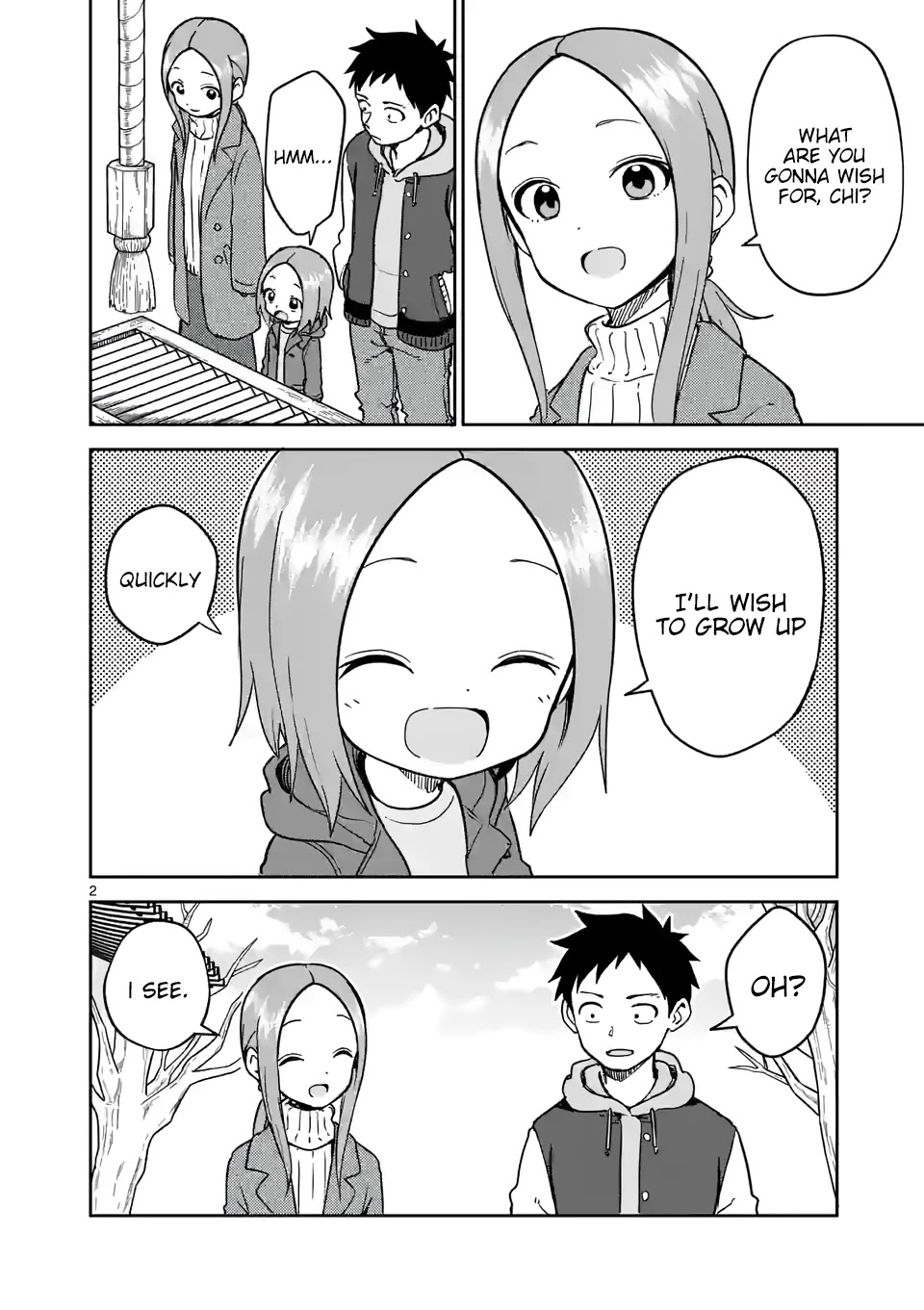 Karakai Jouzu no (Moto) Takagi-san Chapter 211 page 2 - Chapter 211