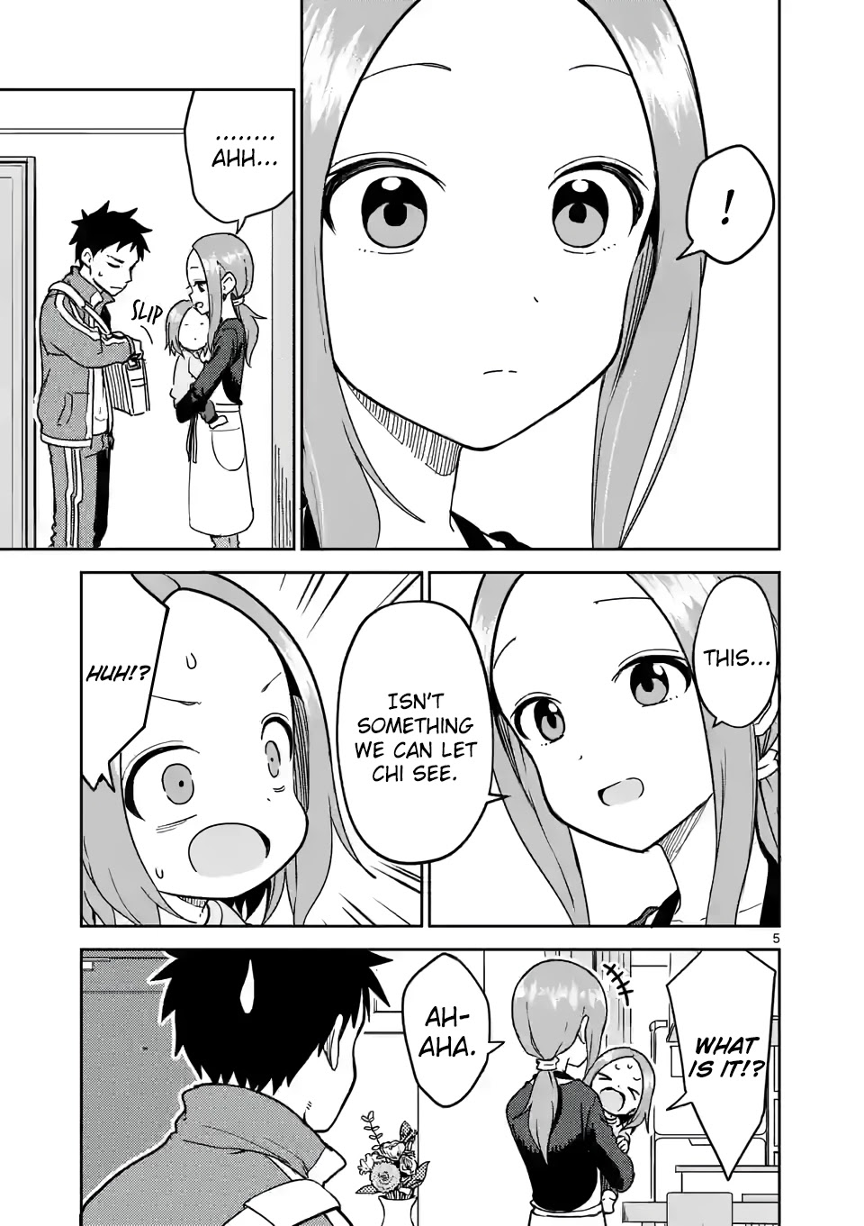Karakai Jouzu no (Moto) Takagi-san Chapter 214 page 5 - Chapter 214