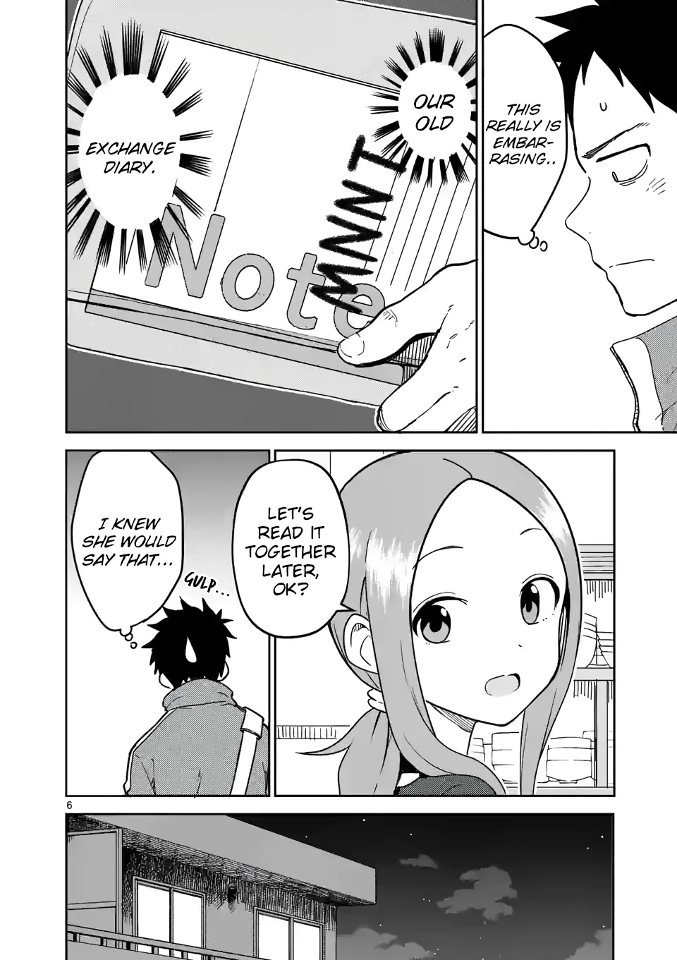 Karakai Jouzu no (Moto) Takagi-san Chapter 214 page 6 - Chapter 214