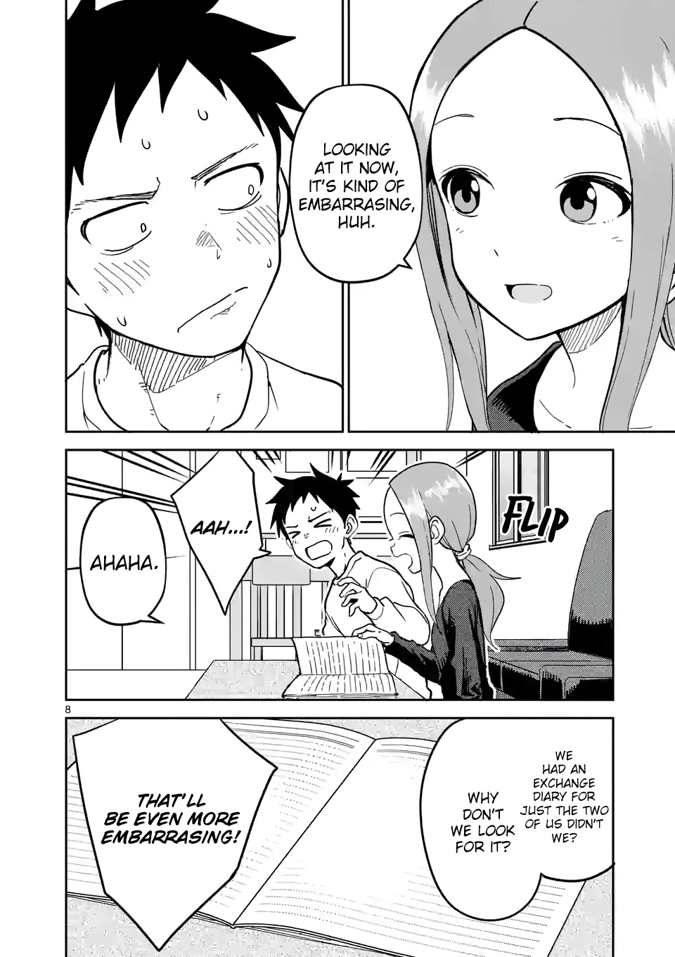 Karakai Jouzu no (Moto) Takagi-san Chapter 214 page 8 - Chapter 214