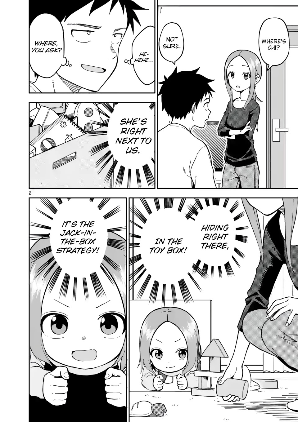 Karakai Jouzu no (Moto) Takagi-san Chapter 215 page 2 - Chapter 215