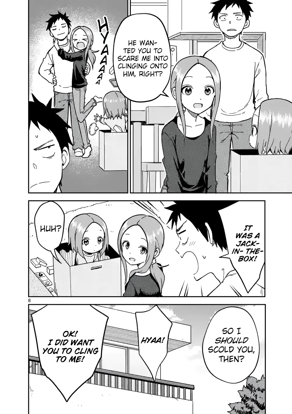 Karakai Jouzu no (Moto) Takagi-san Chapter 215 page 8 - Chapter 215