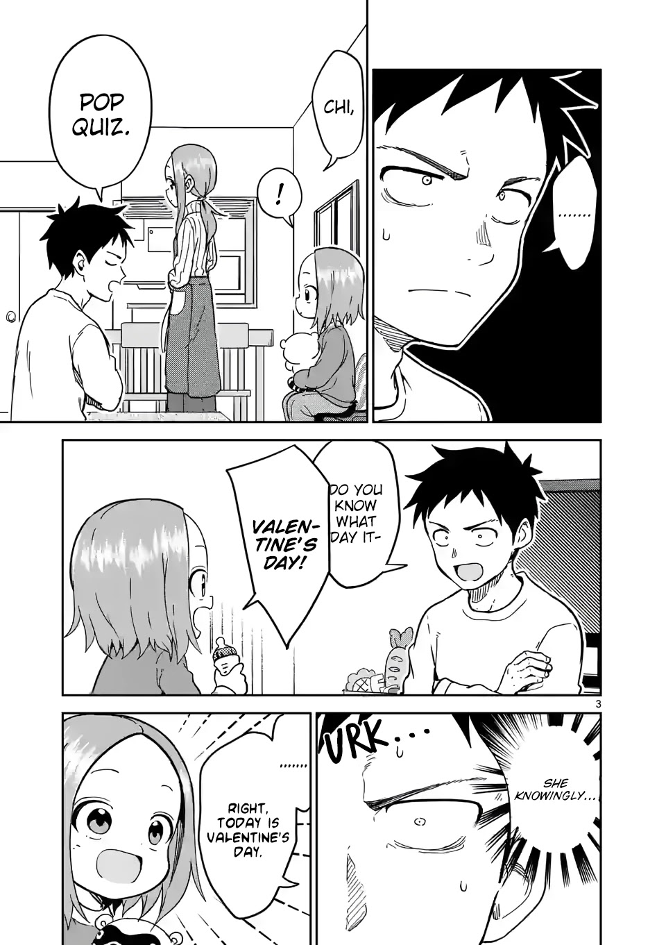Karakai Jouzu no (Moto) Takagi-san Chapter 216 page 3 - Chapter 216