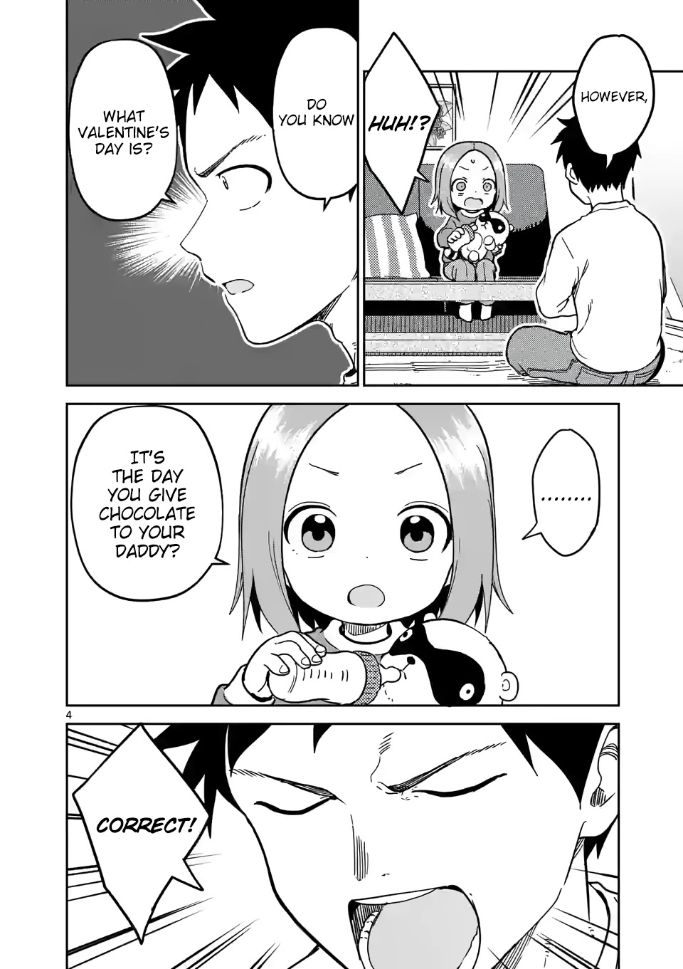 Karakai Jouzu no (Moto) Takagi-san Chapter 216 page 4 - Chapter 216