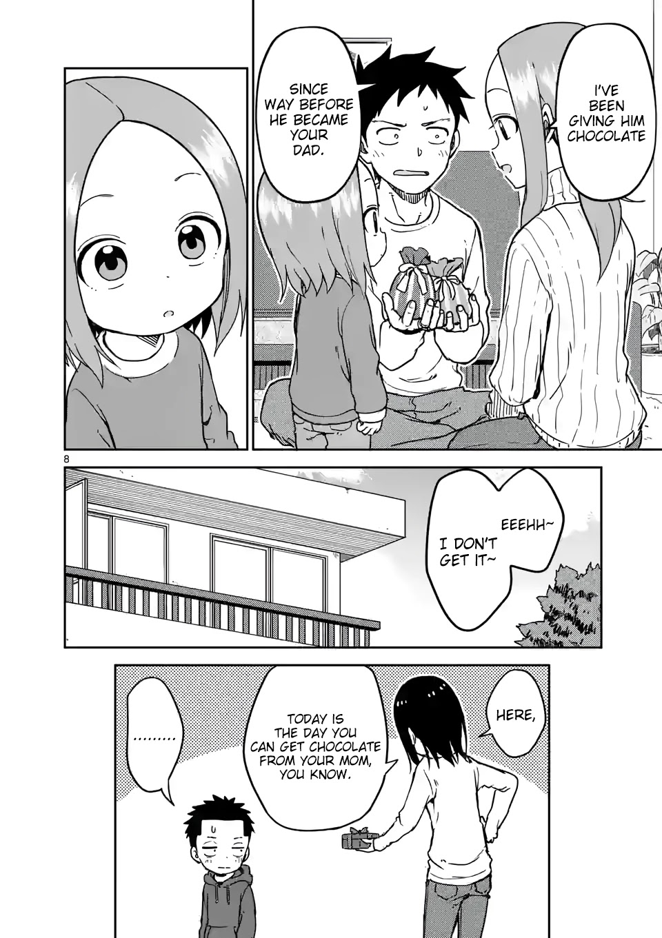 Karakai Jouzu no (Moto) Takagi-san Chapter 216 page 8 - Chapter 216