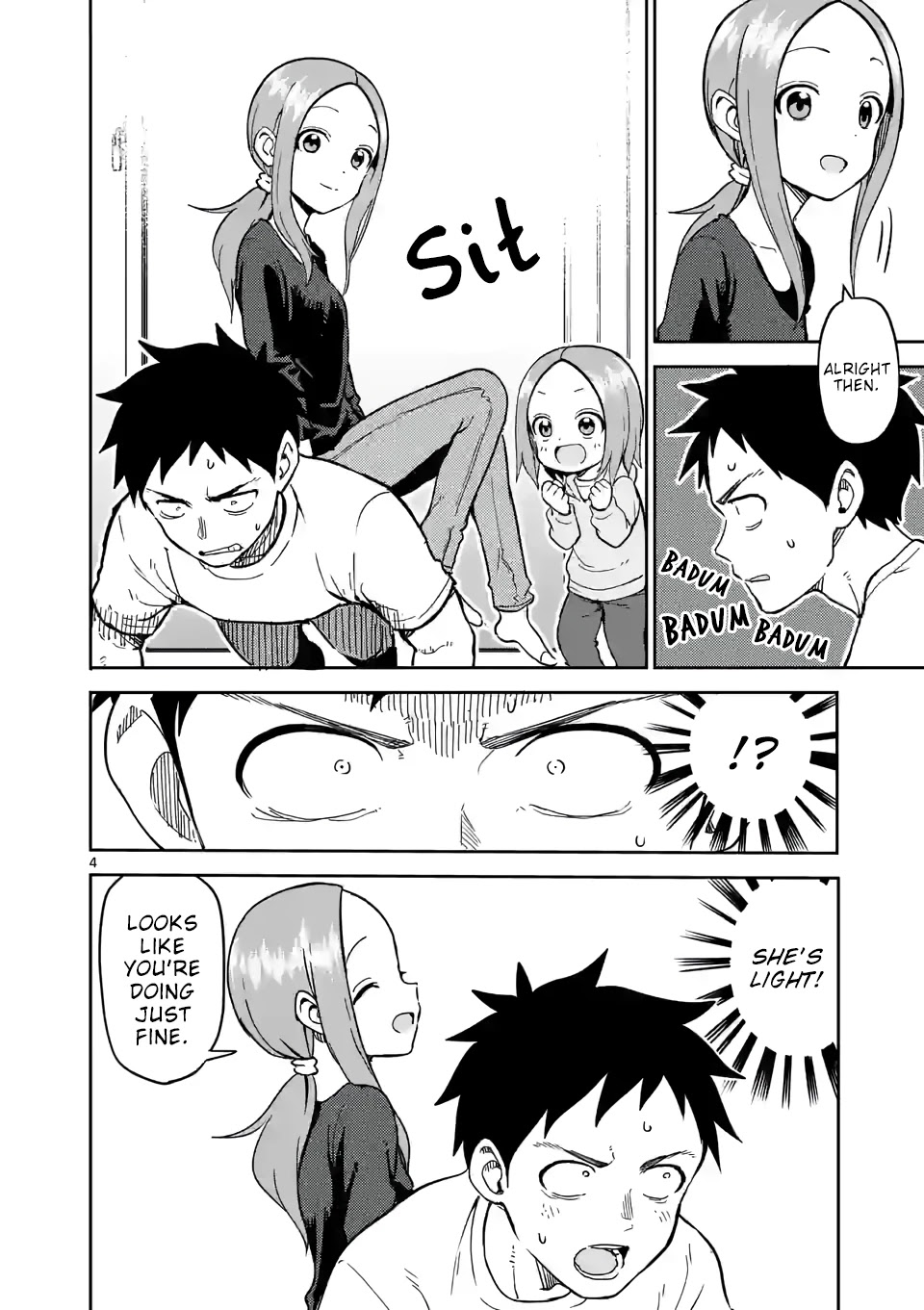 Karakai Jouzu no (Moto) Takagi-san Chapter 217 page 4 - Chapter 217