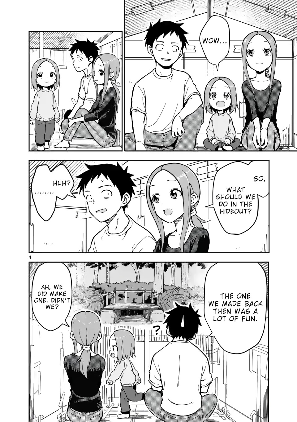 Karakai Jouzu no (Moto) Takagi-san Chapter 218 page 4 - Chapter 218