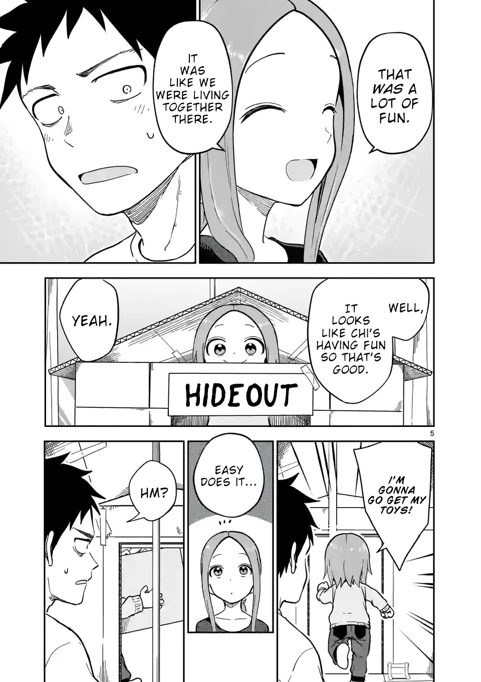 Karakai Jouzu no (Moto) Takagi-san Chapter 218 page 5 - Chapter 218