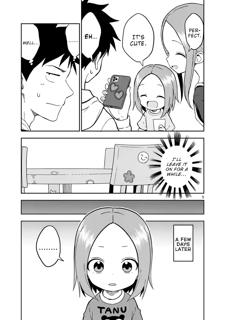 Karakai Jouzu no (Moto) Takagi-san Chapter 221 page 5 - Chapter 221