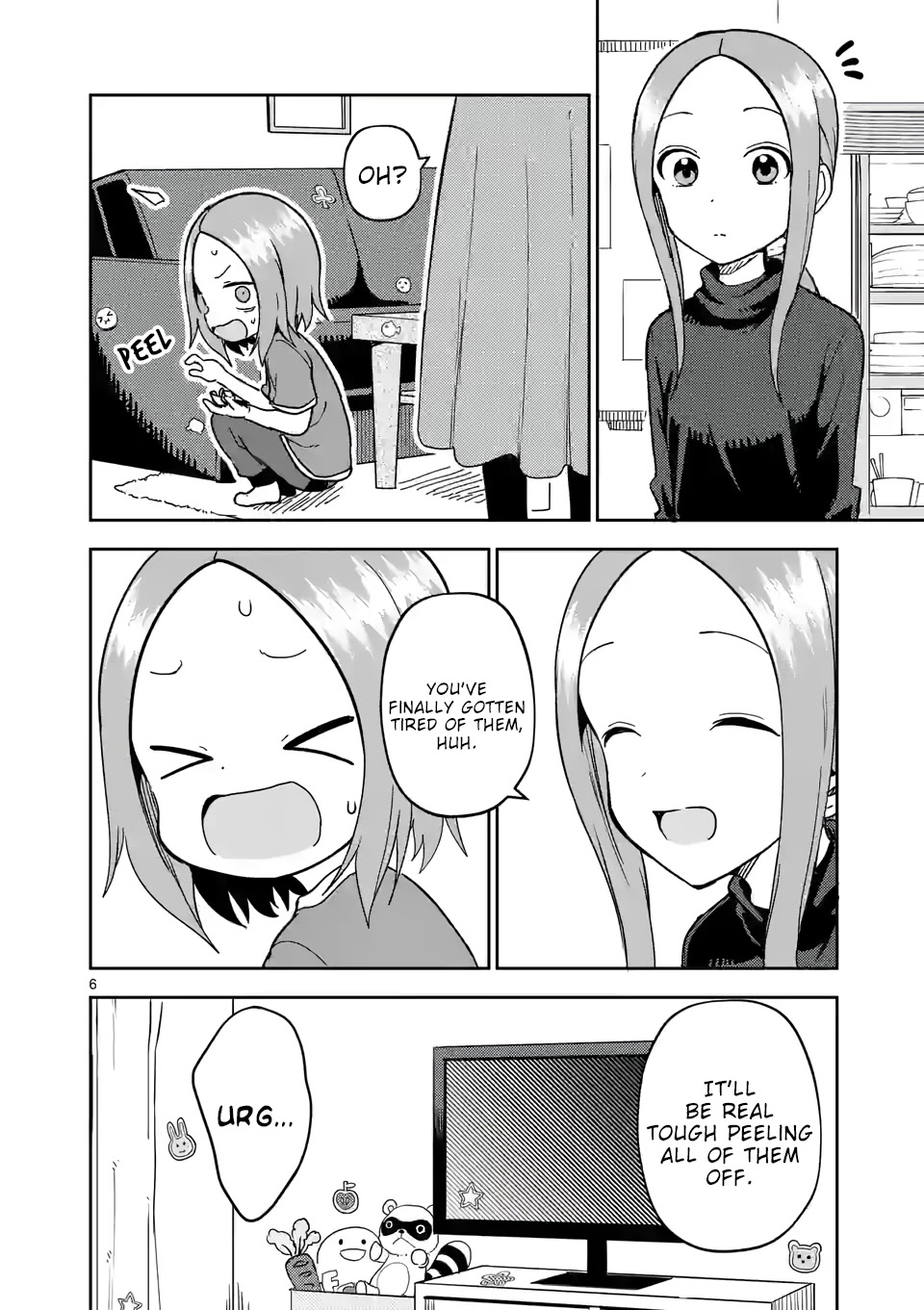 Karakai Jouzu no (Moto) Takagi-san Chapter 221 page 6 - Chapter 221