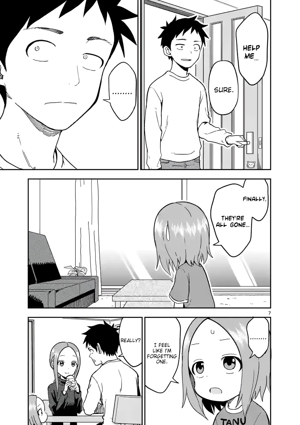 Karakai Jouzu no (Moto) Takagi-san Chapter 221 page 7 - Chapter 221