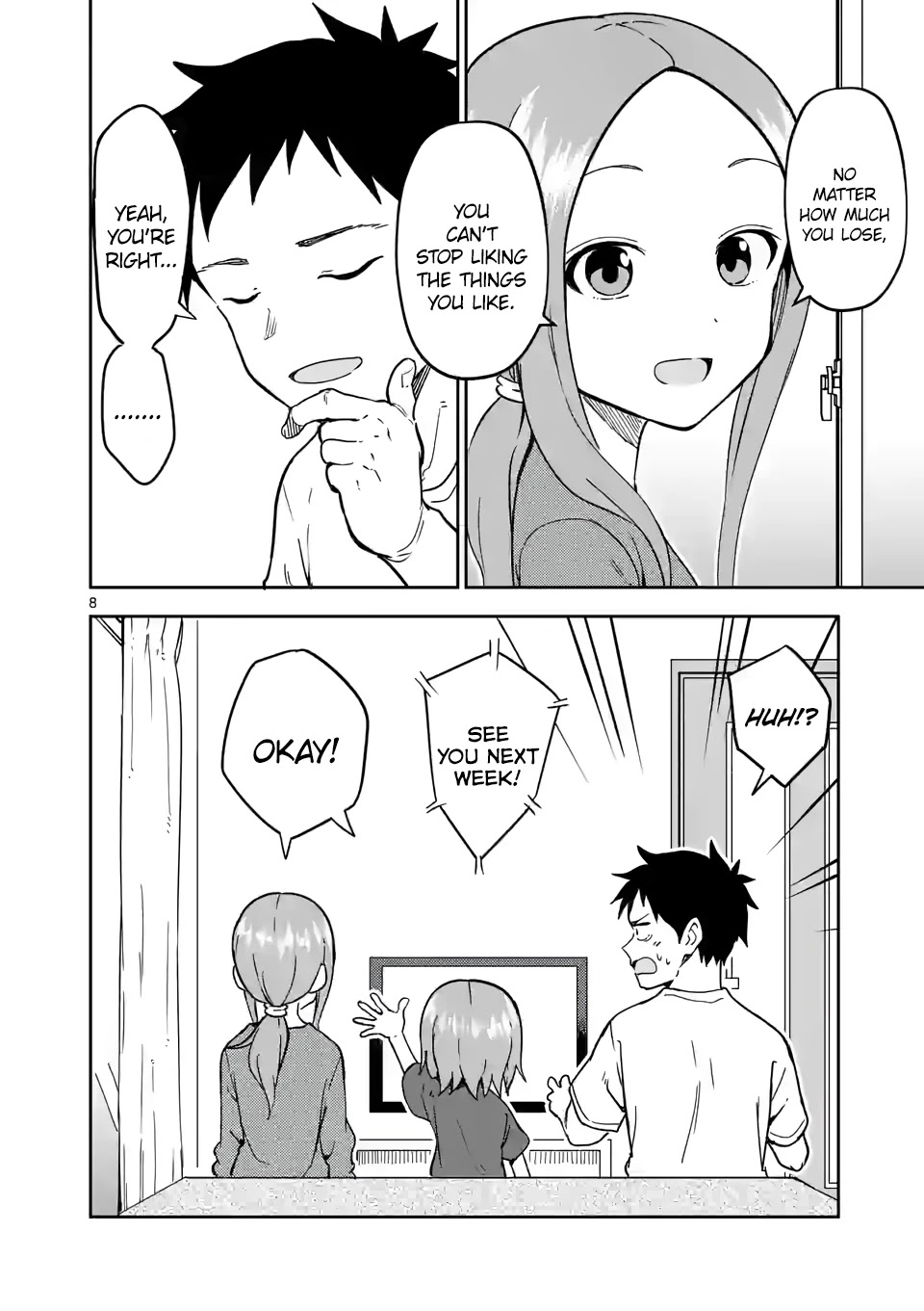 Karakai Jouzu no (Moto) Takagi-san Chapter 222 page 8 - Chapter 222