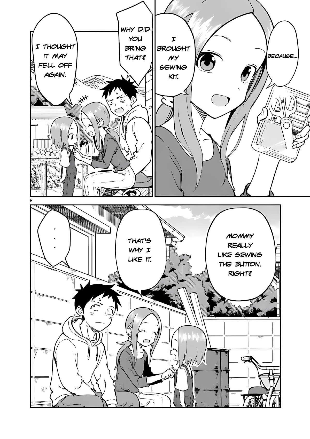 Karakai Jouzu no (Moto) Takagi-san Chapter 223 page 8 - Chapter 223: Ch. 223
