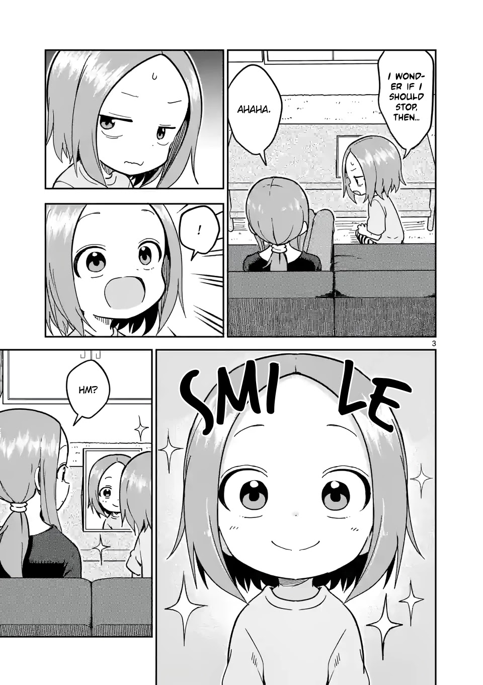 Karakai Jouzu no (Moto) Takagi-san Chapter 226 page 3 - Chapter 226