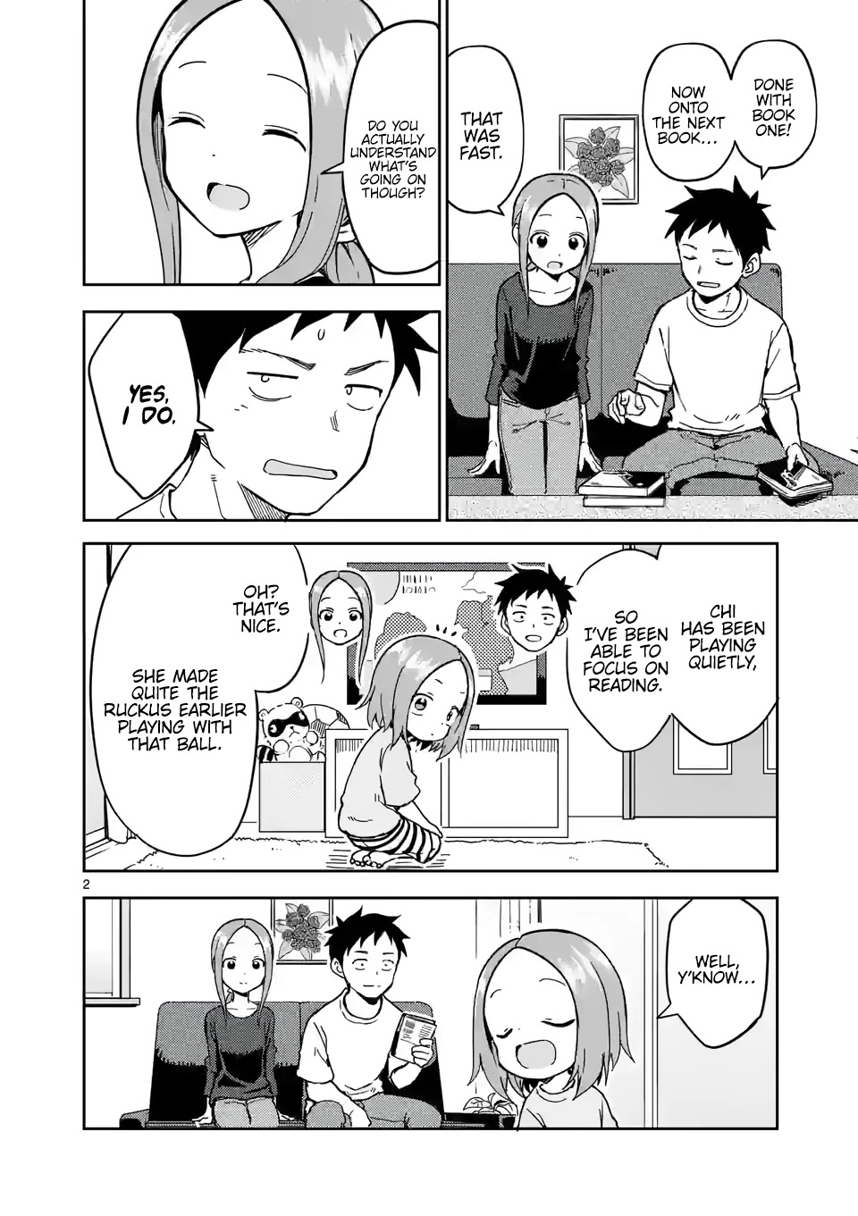 Karakai Jouzu no (Moto) Takagi-san Chapter 227 page 2 - Chapter 227