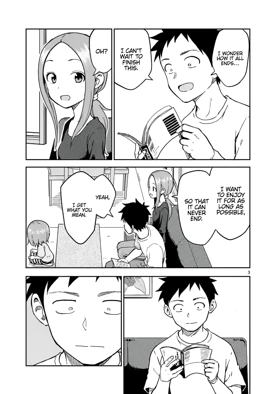 Karakai Jouzu no (Moto) Takagi-san Chapter 227 page 3 - Chapter 227