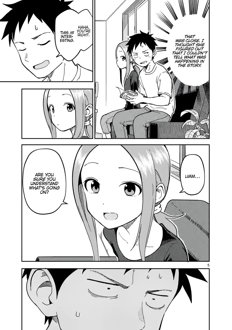 Karakai Jouzu no (Moto) Takagi-san Chapter 227 page 5 - Chapter 227