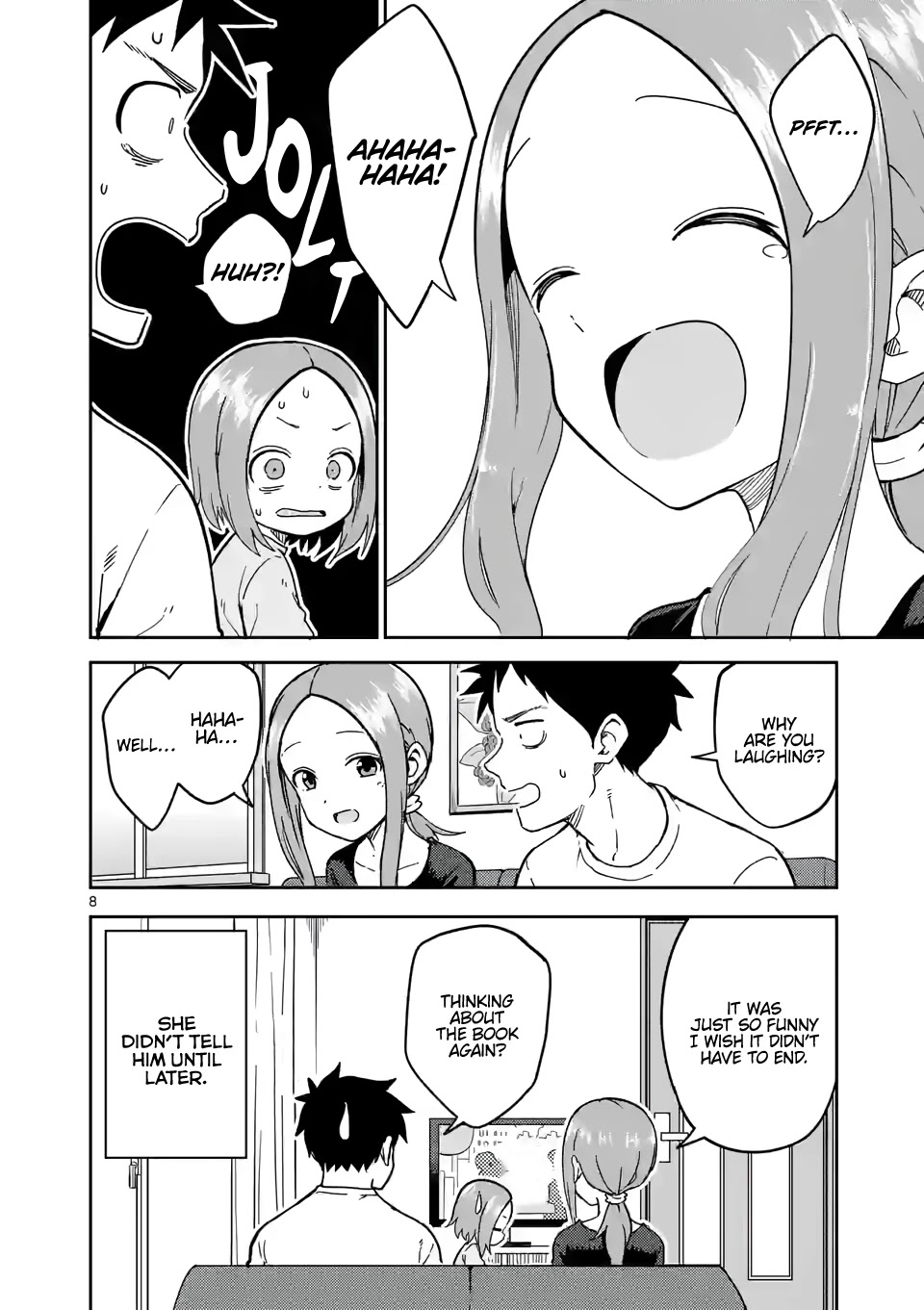 Karakai Jouzu no (Moto) Takagi-san Chapter 227 page 8 - Chapter 227