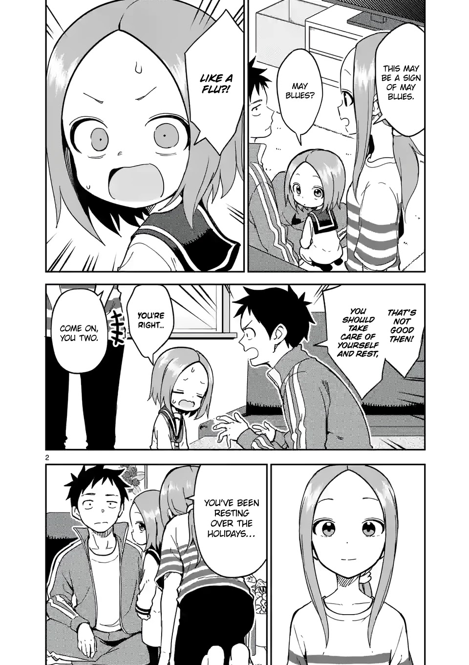 Karakai Jouzu no (Moto) Takagi-san Chapter 229 page 2 - Chapter 229