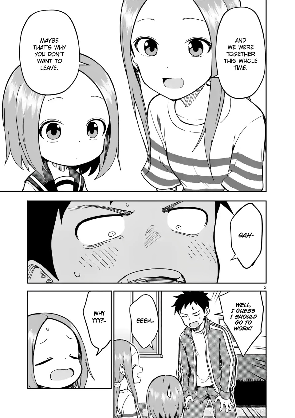 Karakai Jouzu no (Moto) Takagi-san Chapter 229 page 3 - Chapter 229