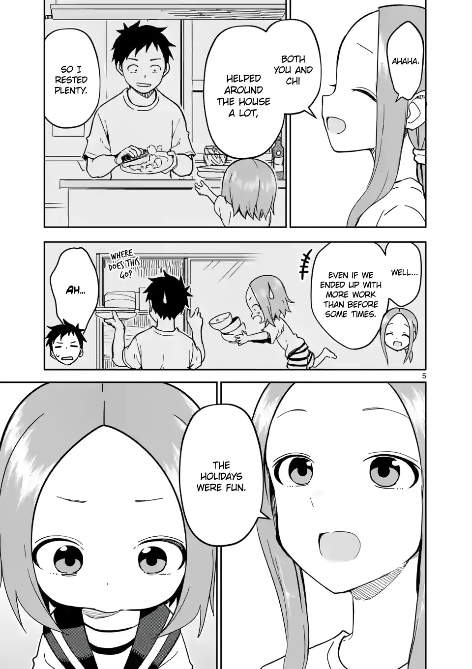 Karakai Jouzu no (Moto) Takagi-san Chapter 229 page 5 - Chapter 229