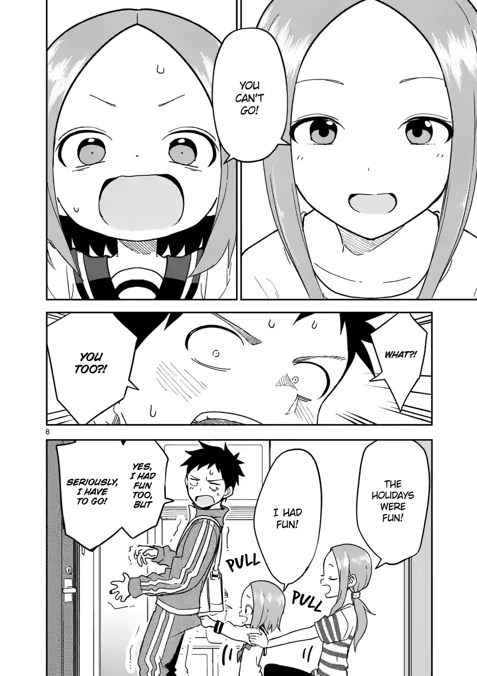 Karakai Jouzu no (Moto) Takagi-san Chapter 229 page 8 - Chapter 229