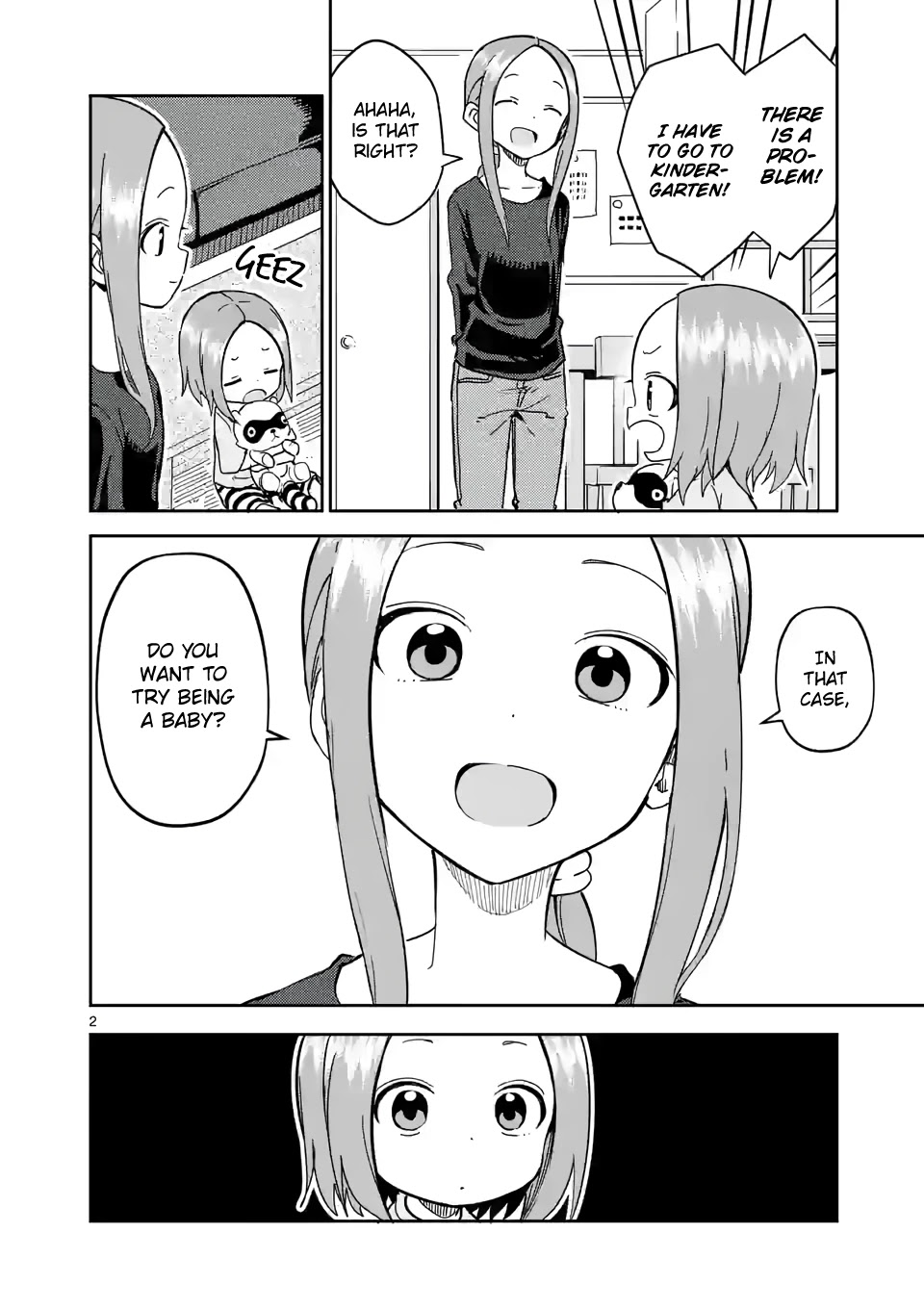 Karakai Jouzu no (Moto) Takagi-san Chapter 230 page 2 - Chapter 230