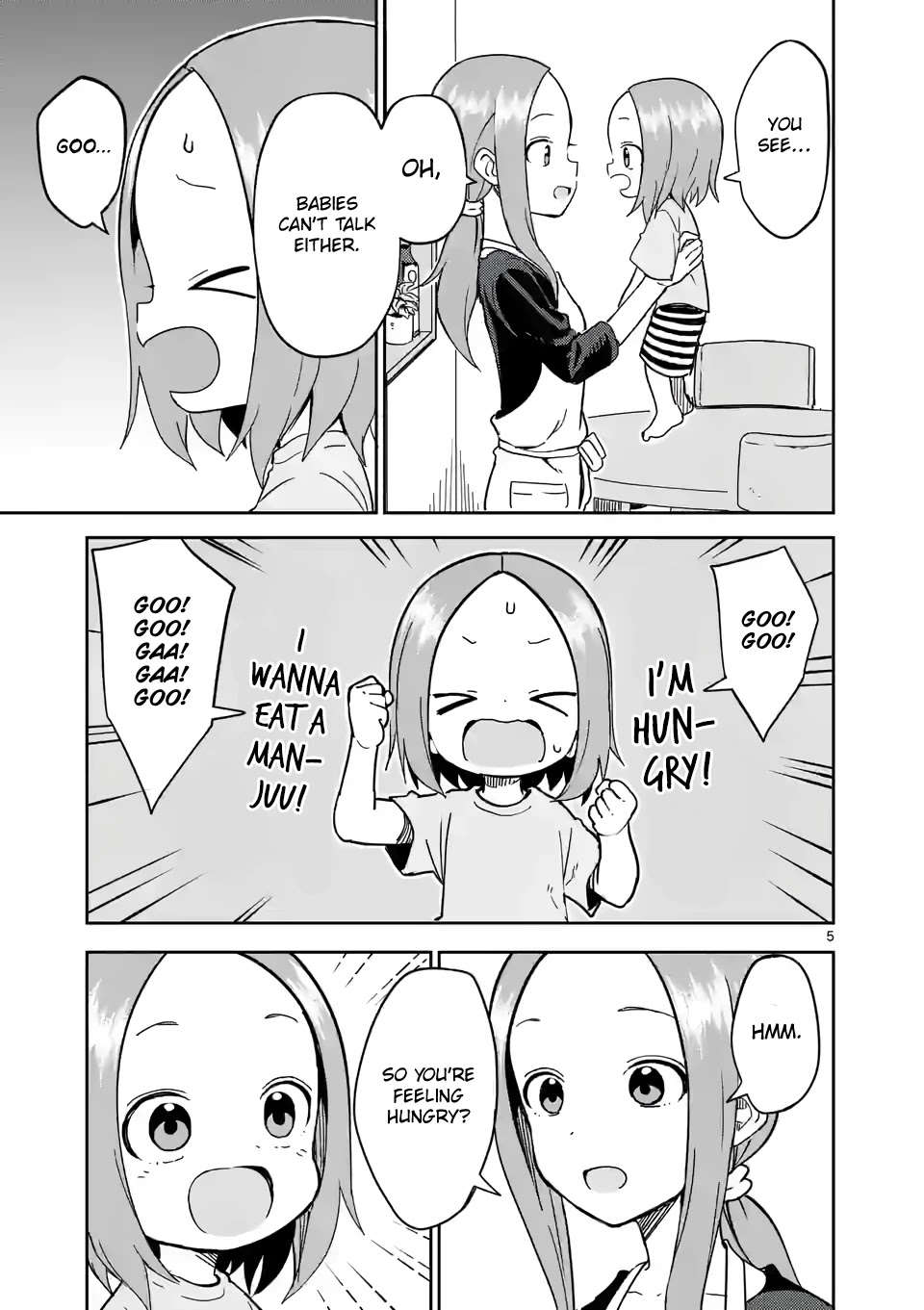Karakai Jouzu no (Moto) Takagi-san Chapter 230 page 5 - Chapter 230