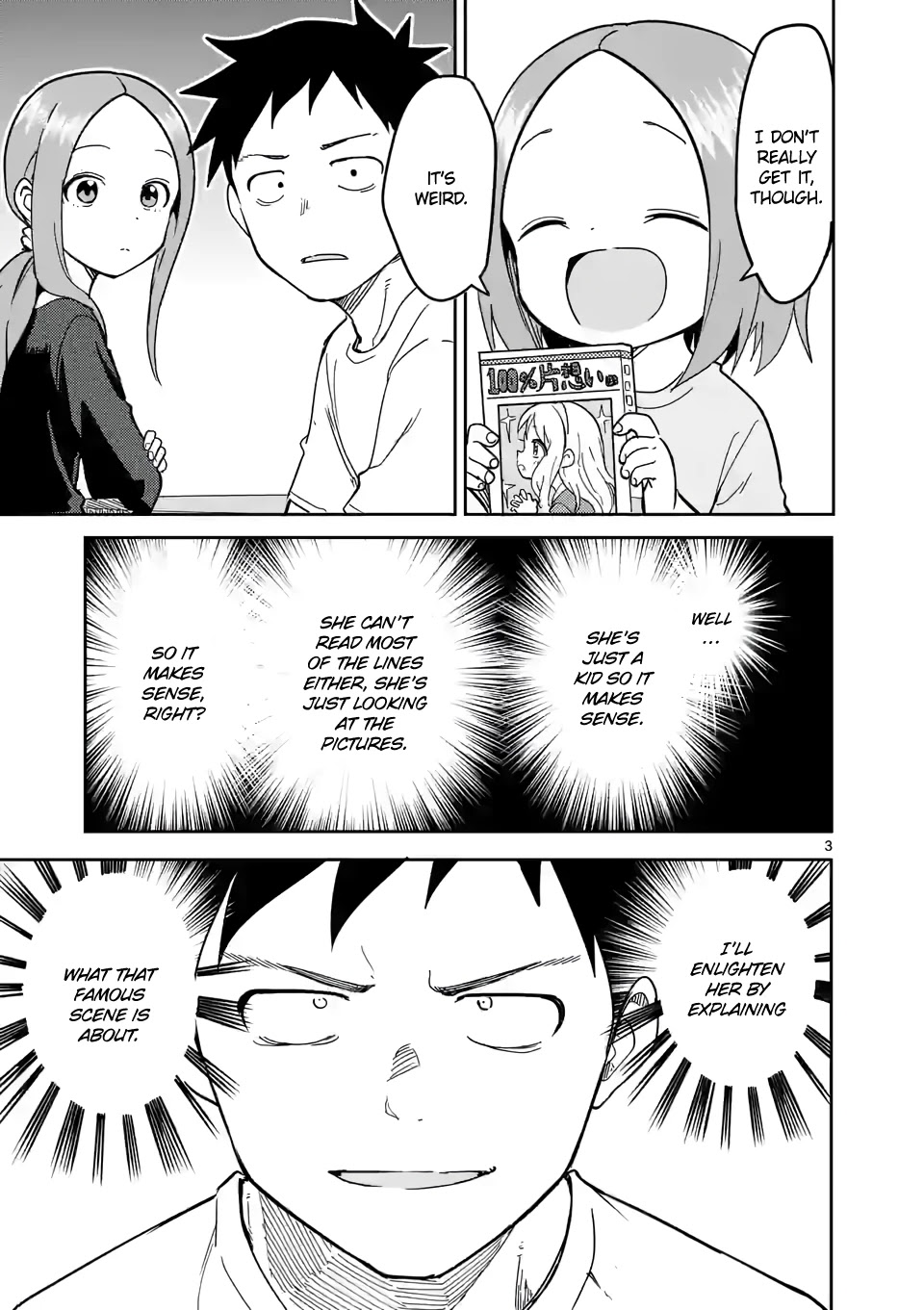 Karakai Jouzu no (Moto) Takagi-san Chapter 232 page 3 - Chapter 232