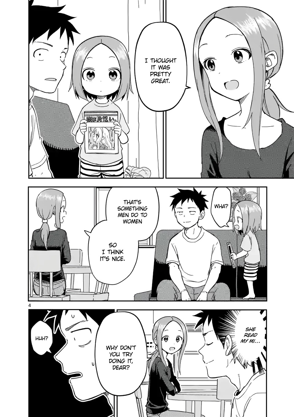 Karakai Jouzu no (Moto) Takagi-san Chapter 232 page 4 - Chapter 232