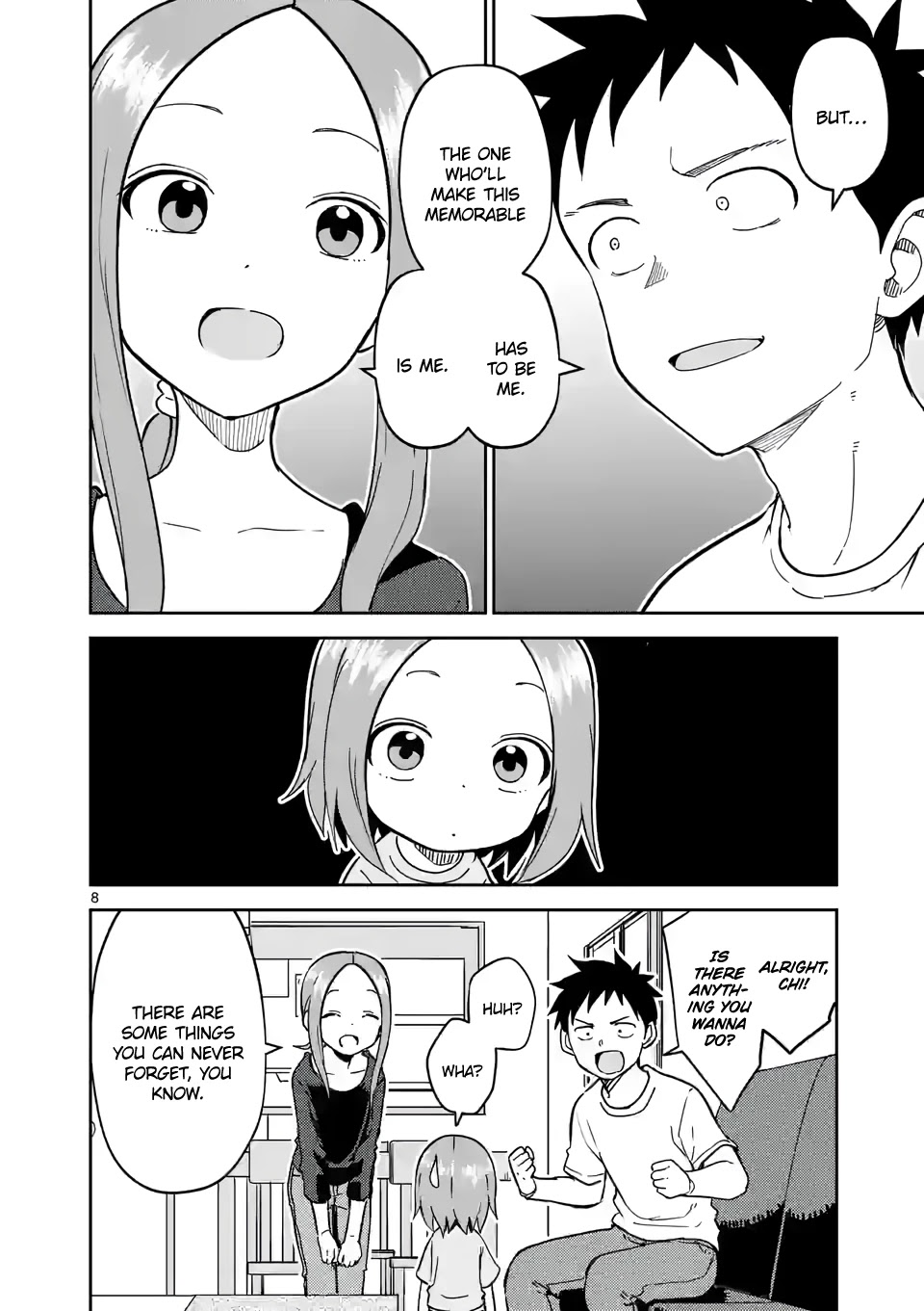 Karakai Jouzu no (Moto) Takagi-san Chapter 233 page 8 - Chapter 233