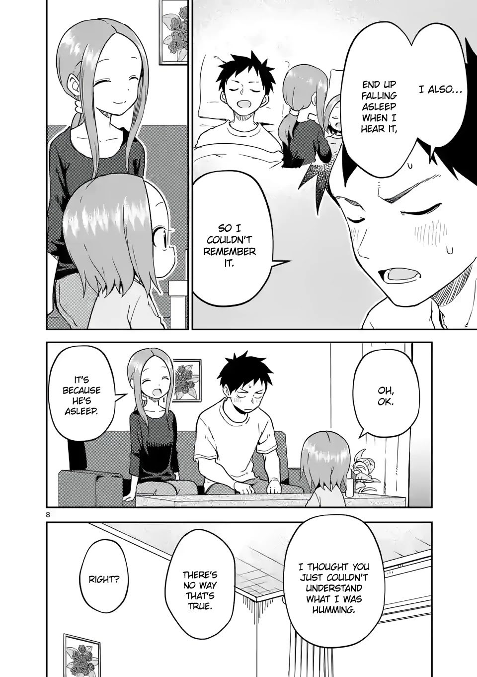 Karakai Jouzu no (Moto) Takagi-san Chapter 234 page 8 - Chapter 234