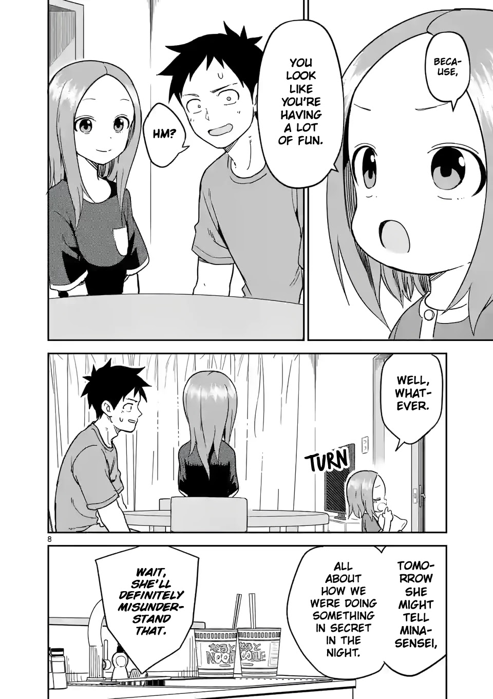 Karakai Jouzu no (Moto) Takagi-san Chapter 235 page 8 - Chapter 235