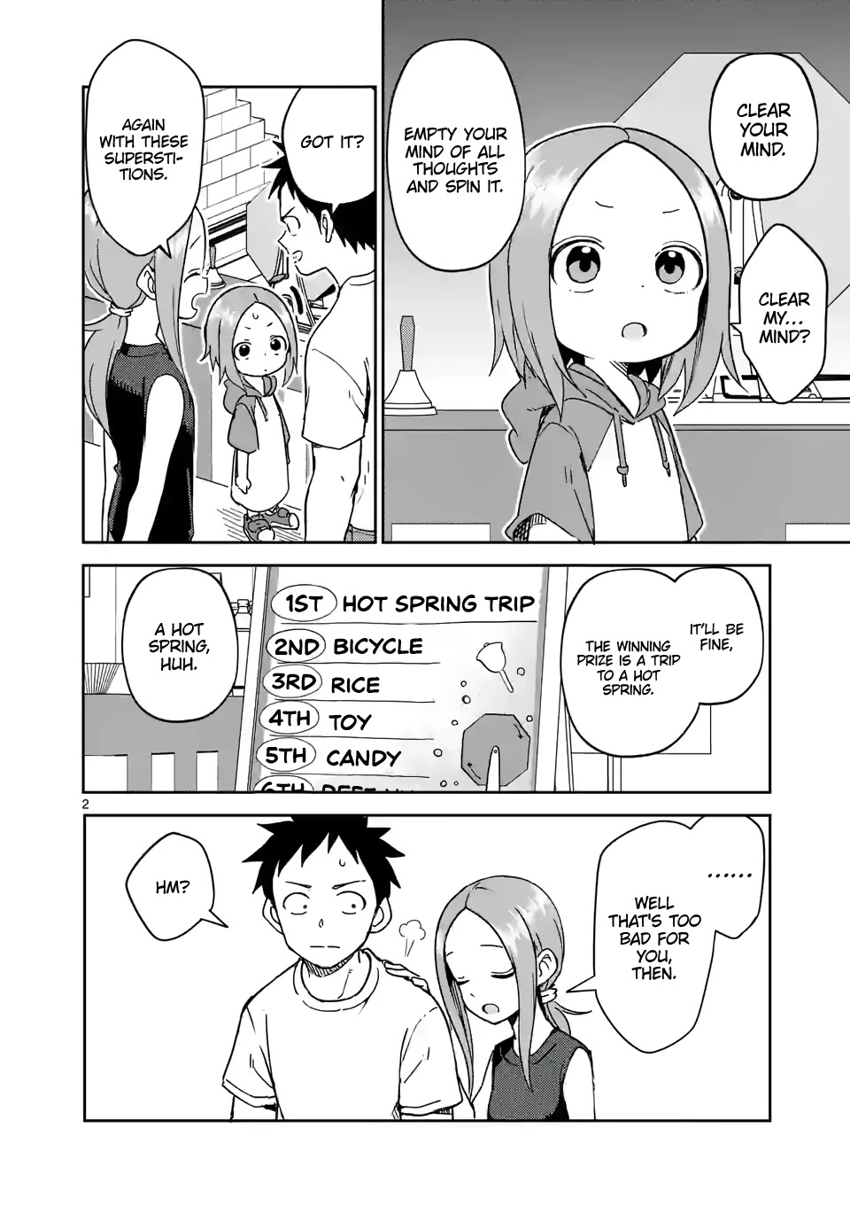 Karakai Jouzu no (Moto) Takagi-san Chapter 238 page 2 - Chapter 238