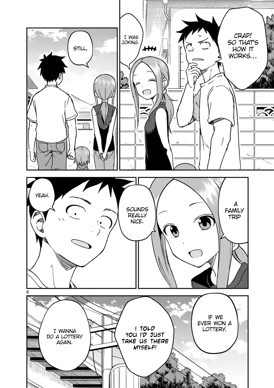 Karakai Jouzu no (Moto) Takagi-san Chapter 238 page 8 - Chapter 238