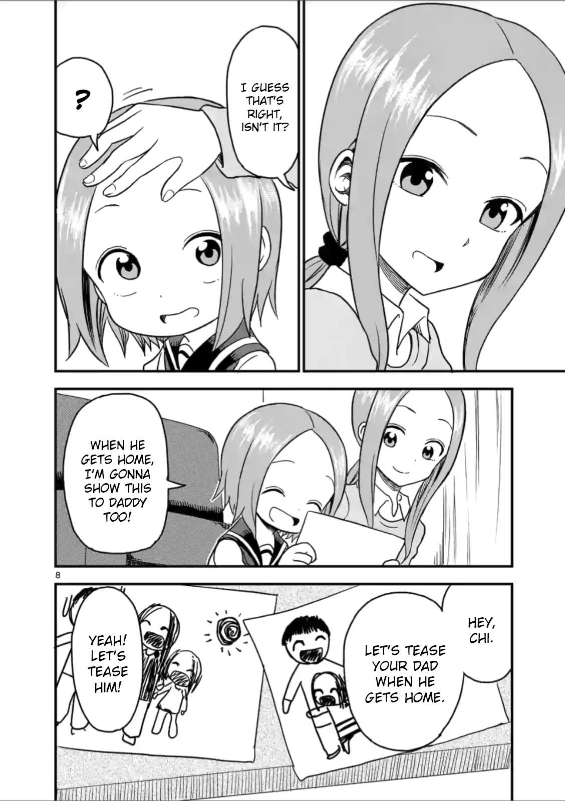 Karakai Jouzu no (Moto) Takagi-san Chapter 24 page 8 - Chapter 24