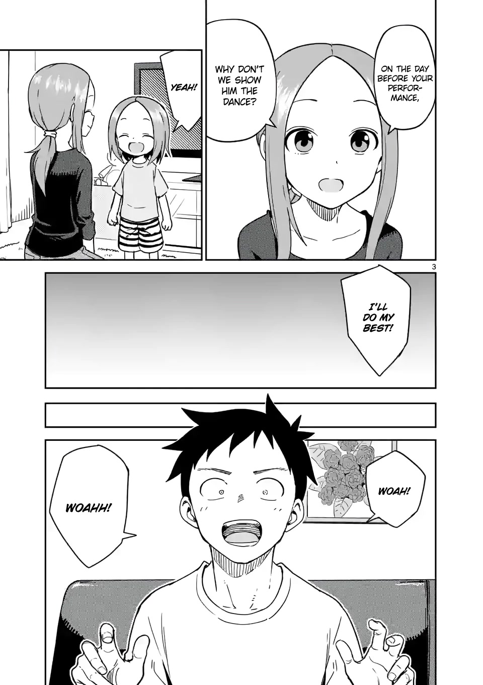 Karakai Jouzu no (Moto) Takagi-san Chapter 241 page 3 - Chapter 241