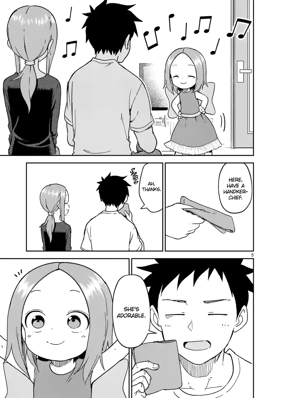 Karakai Jouzu no (Moto) Takagi-san Chapter 241 page 5 - Chapter 241