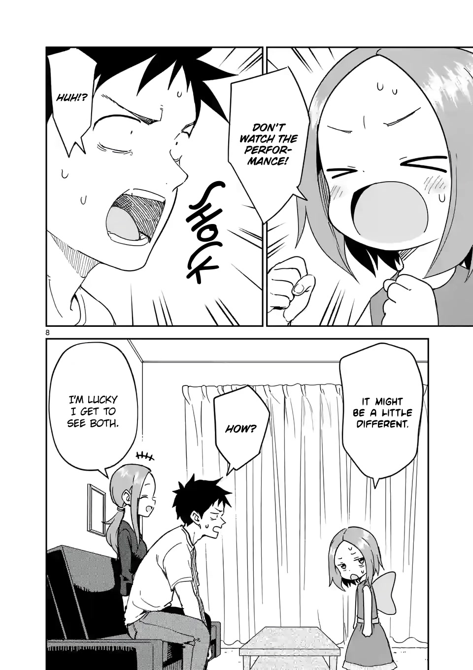 Karakai Jouzu no (Moto) Takagi-san Chapter 241 page 8 - Chapter 241
