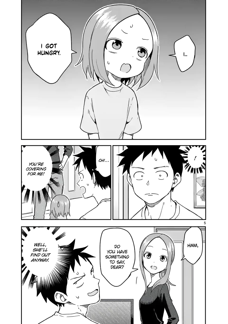 Karakai Jouzu no (Moto) Takagi-san Chapter 242 page 5 - Chapter 242